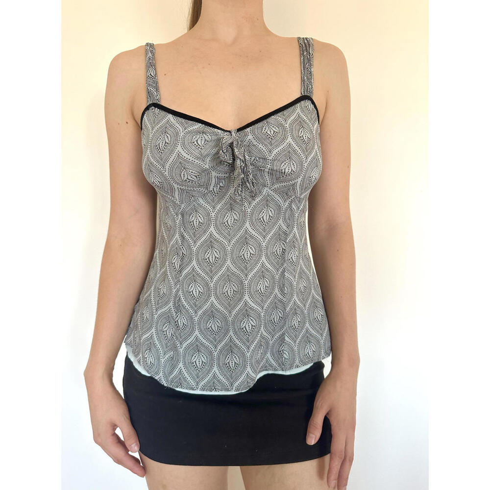 Vintage Coast Blue Chiffon Cami